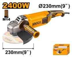 Meuleuse D'Angle 2400W 230Mm Ingco 2400W 230mm (AG24008)